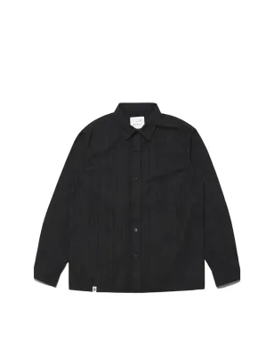 Edwin セバスチャン ストライプ柄シャツ ブラック - サムネイル1