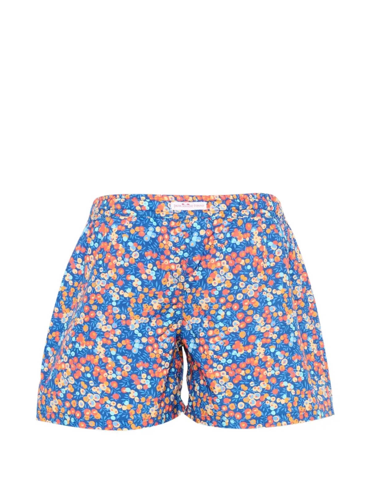 Pesciolino Rosso Kids 花柄プリント スイムショーツ - ブルー - 画像2
