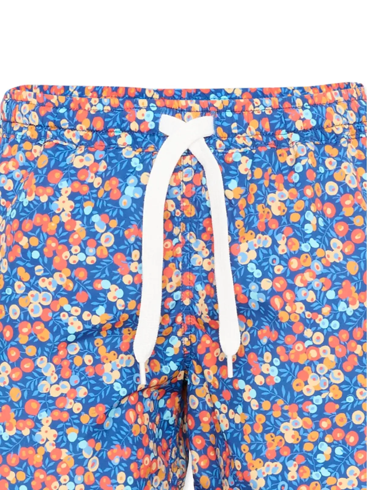 Pesciolino Rosso Kids 花柄プリント スイムショーツ - ブルー - 画像3