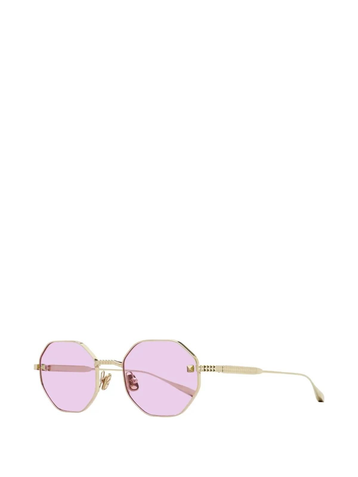 VALENTINO GARAVANI EYEWEAR Rockstud ジオメトリック サングラス - 画像2
