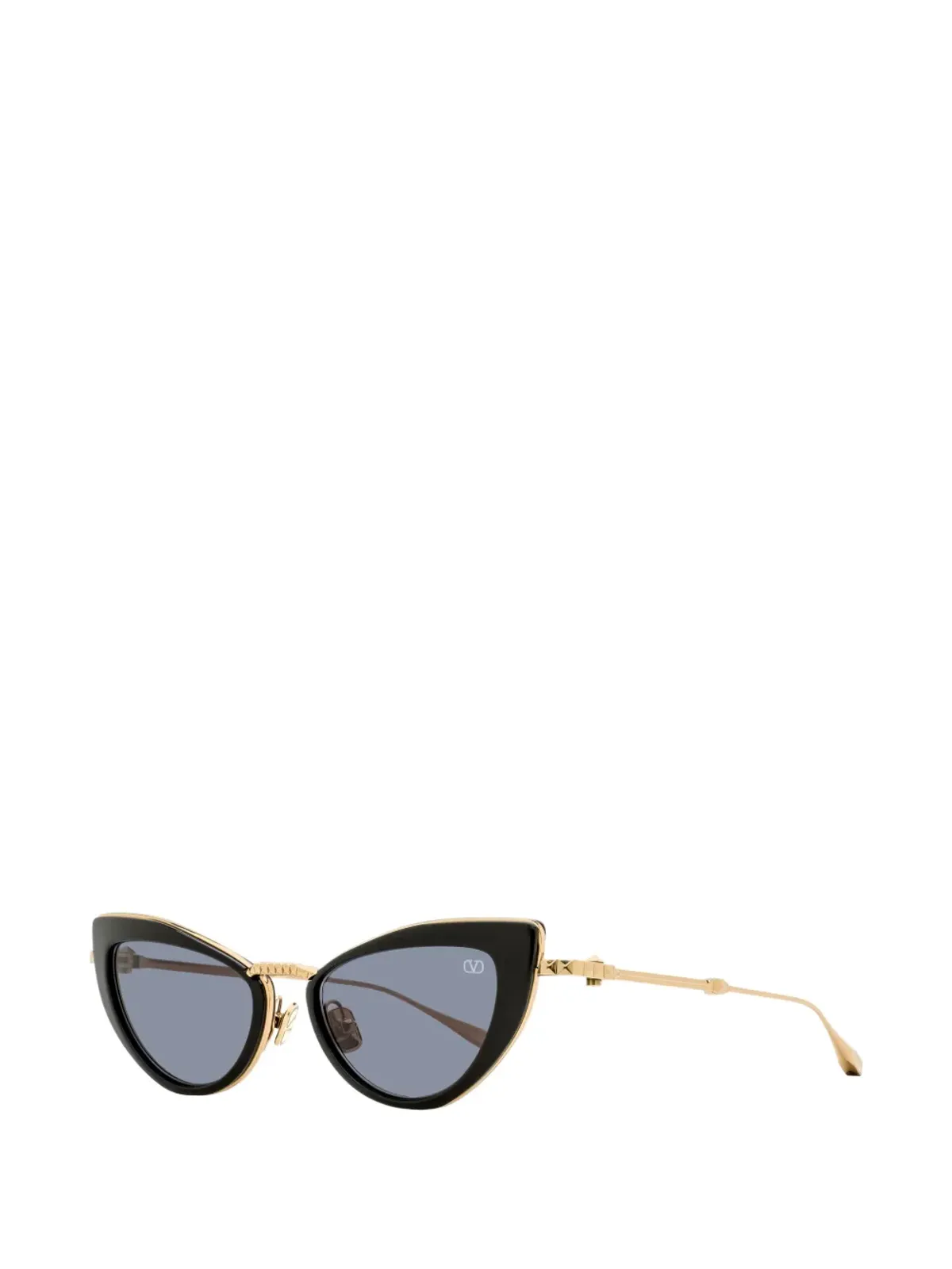 VALENTINO GARAVANI EYEWEAR VIII ピラミッドキャットアイ サングラス - ブラック - 画像2
