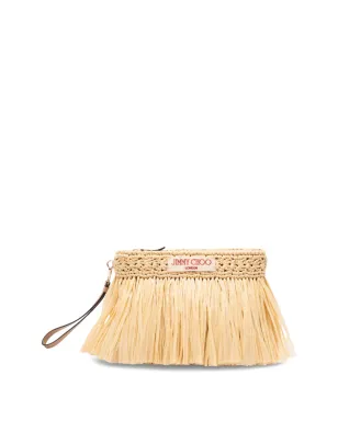 Jimmy Choo フリンジ付きジップポーチ - サムネイル1