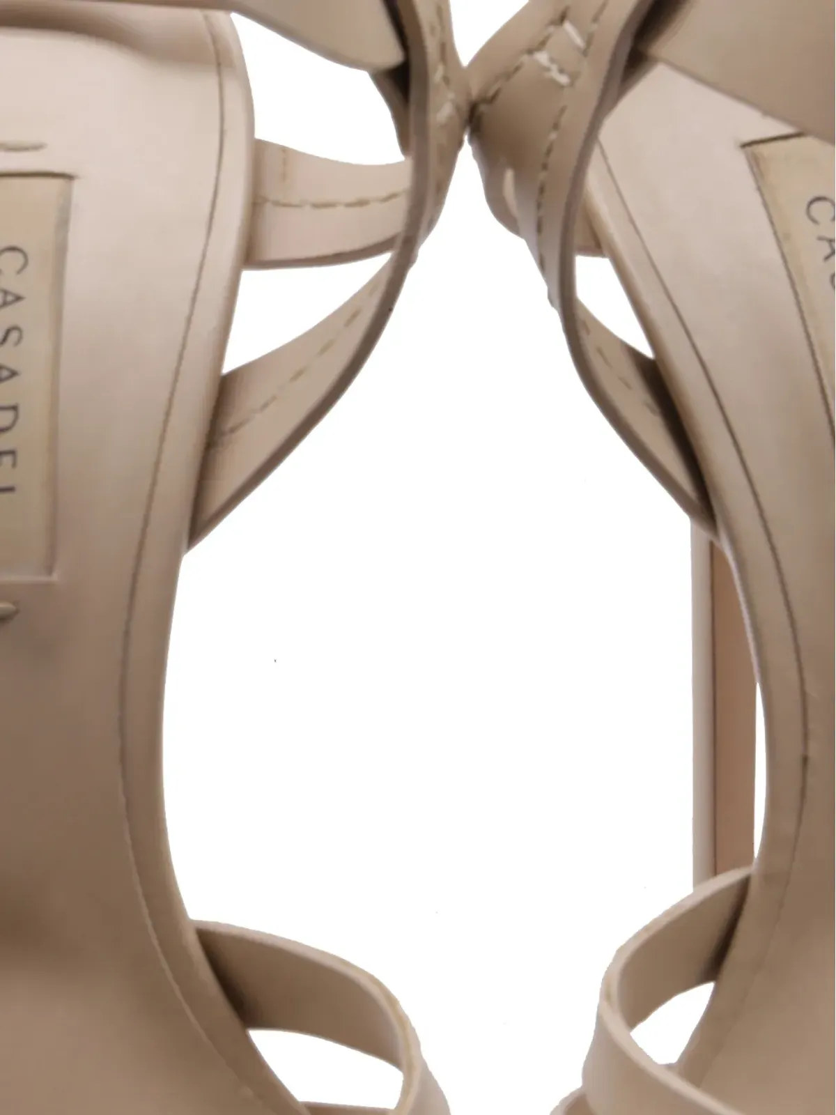 Casadei Vintage レザーアンクルストラップ・プラットフォームサンダル - 画像5