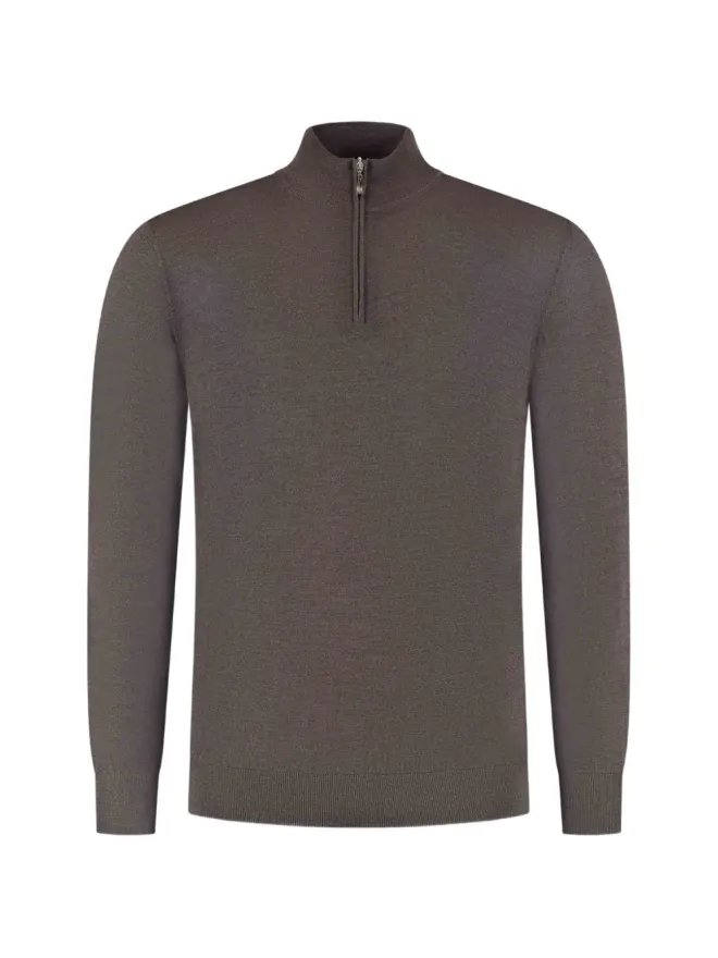 Doriani Cashmere Doriani Cashmere ジップ付きセーター ブラウンの商品画像