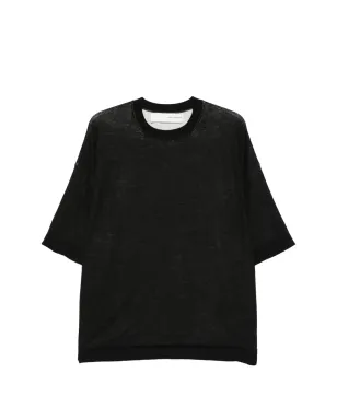 Isabel Benenato 半袖クルーネックセーター - サムネイル1
