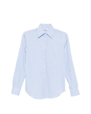 Mazzarelli ストライプ柄 ボタン付き シャツ - サムネイル1