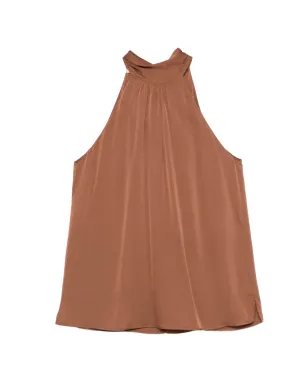 SILK95FIVE Villete halterneck blouse - サムネイル1