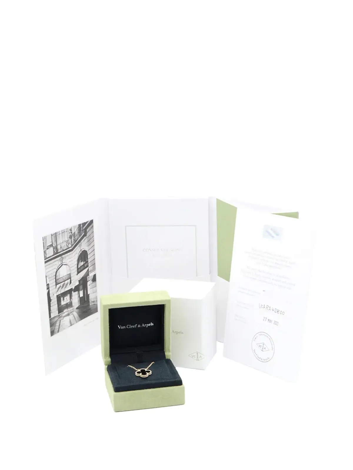 Van Cleef & Arpels Vintage アルハンブラ ペンダントネックレス - 画像5