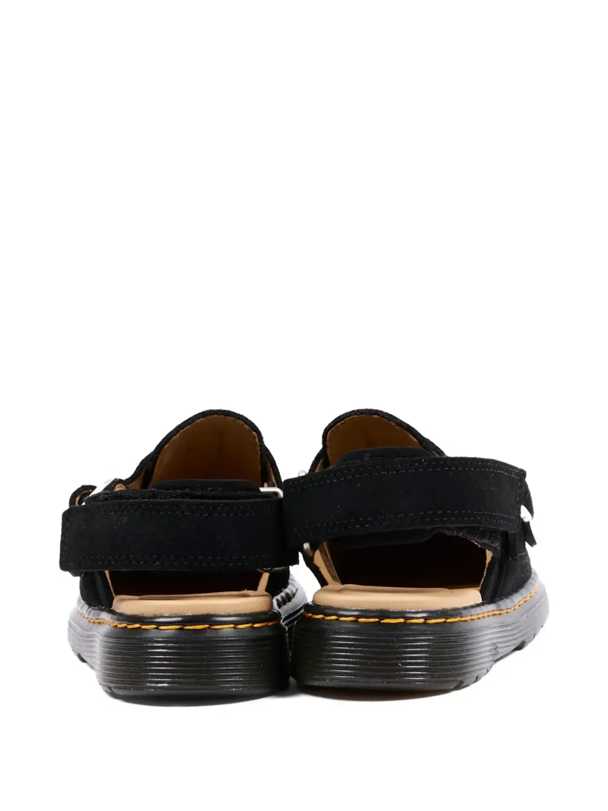 Dr. Martens Kids ジョージー バックル レザー ミュール ブラック - 画像3