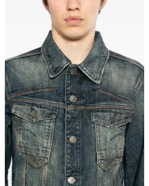 G-Star RAW デニムジャケット（胸フラップポケット2つ） - ブルー - サムネイル5