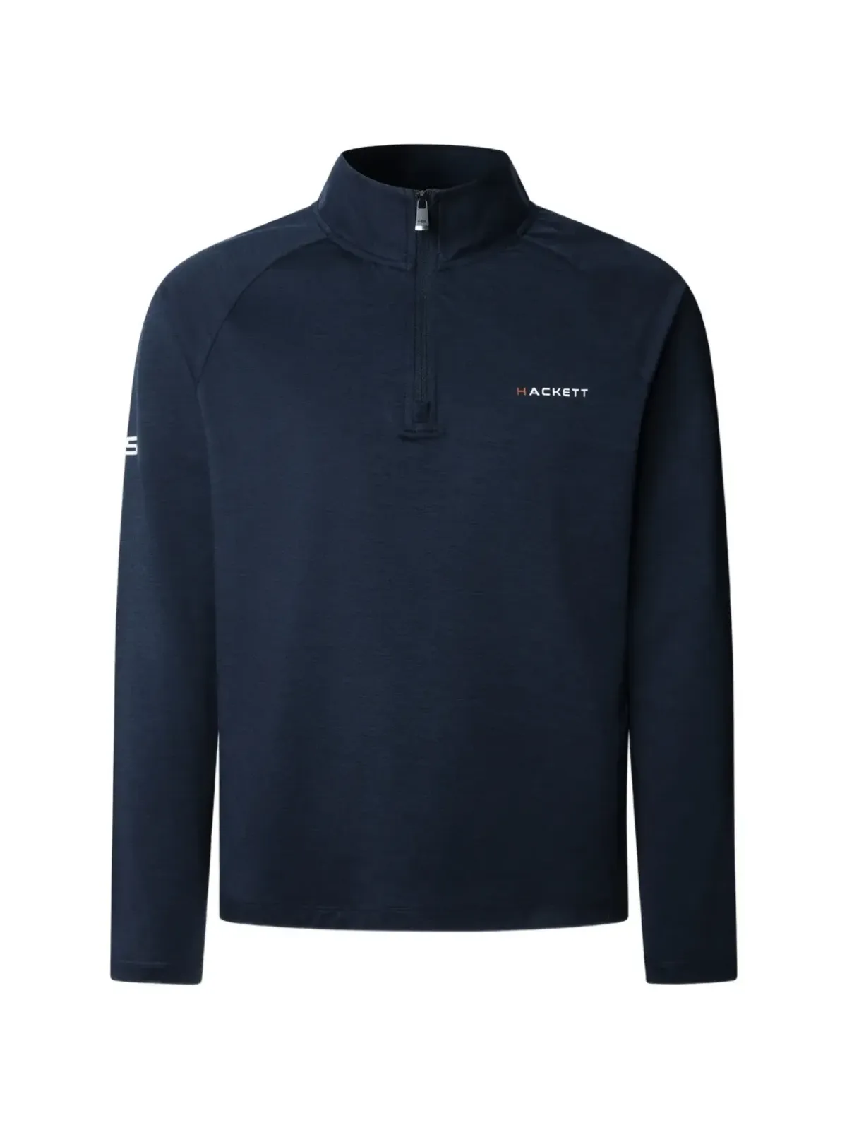 Hackett 長袖ジップアップスウェットシャツ - 画像1