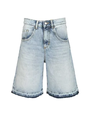 ICON DENIM ルル ワイドレッグ ファイブポケットショーツ - サムネイル1