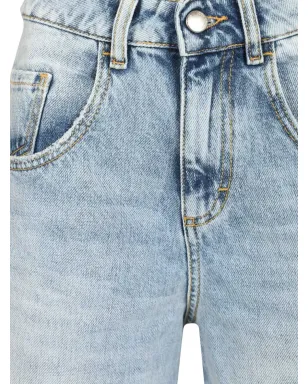 ICON DENIM ルル ワイドレッグ ファイブポケットショーツ - サムネイル4