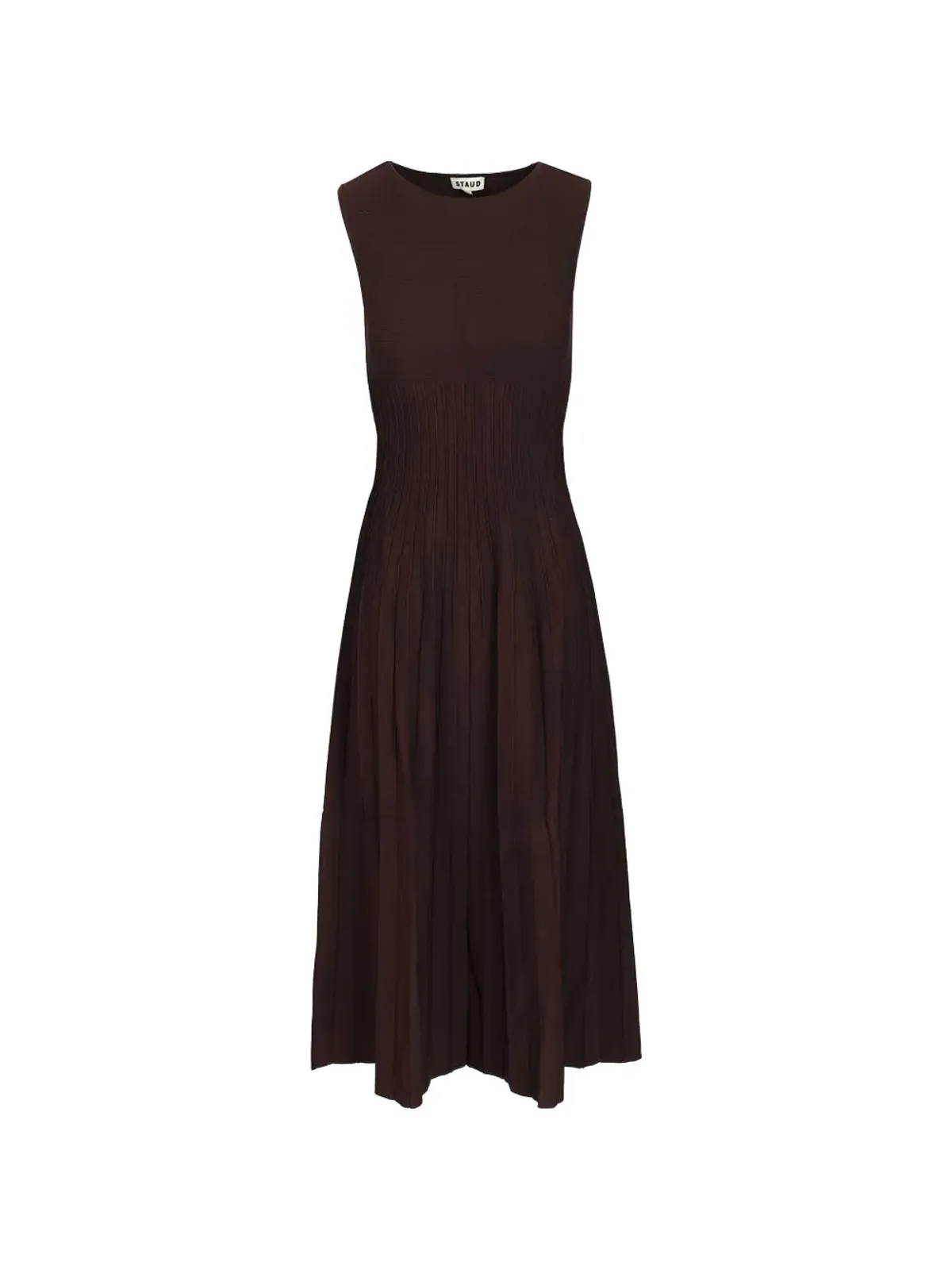 STAUD Elyse sleeveless A-line dress - 画像1