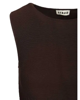 STAUD Elyse sleeveless A-line dress - サムネイル5