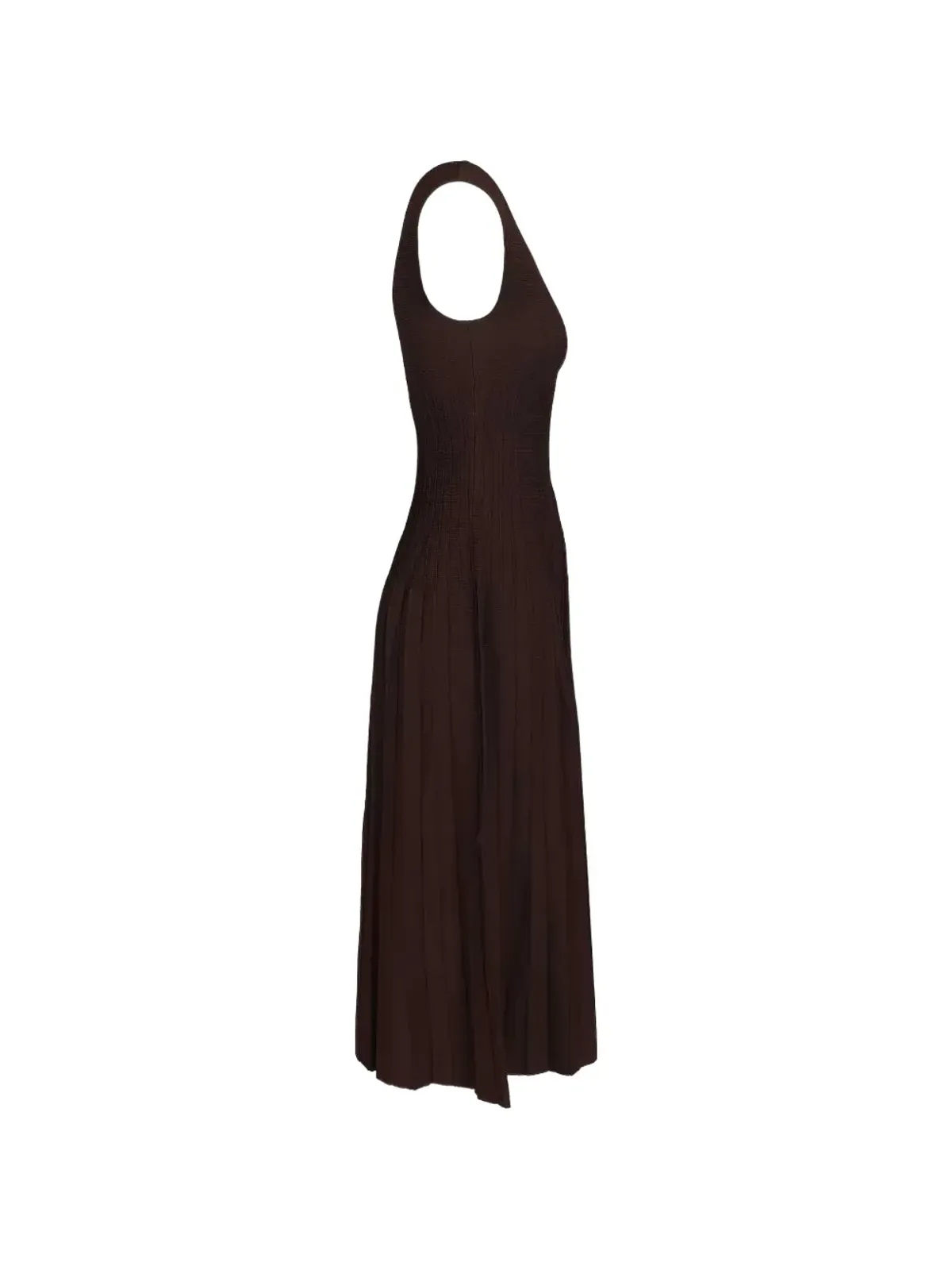 STAUD Elyse sleeveless A-line dress - 画像3