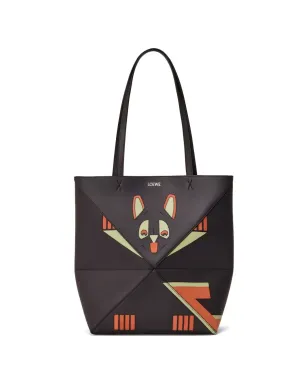 LOEWE × Louis Wain ミディアム フューチャリスト キャット パズル フォールド グラフィック ストラップ トートバッグ - サムネイル1