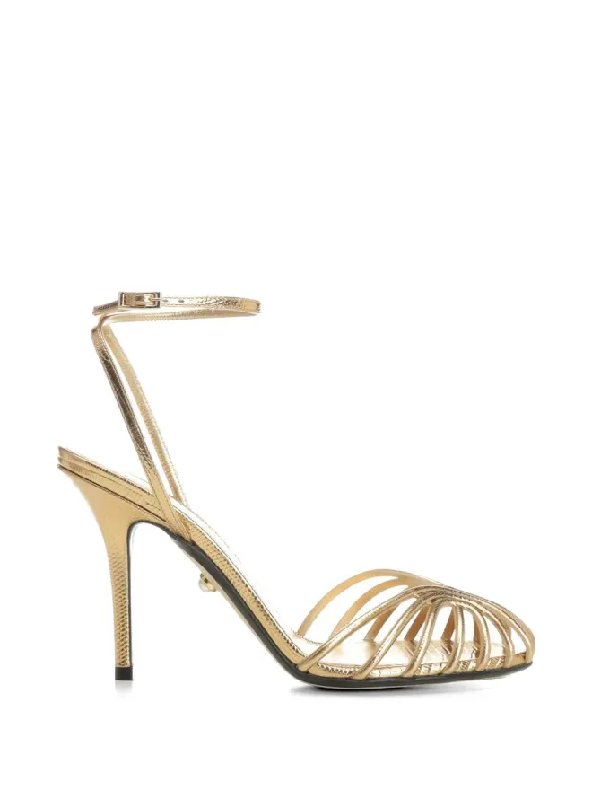 Alevì Alevì ブレイク レザー サンダル - ゴールドの商品画像