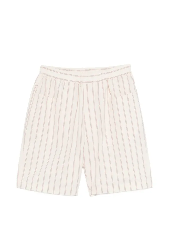 RANRA RANRA striped shorts - Neutralsの商品画像