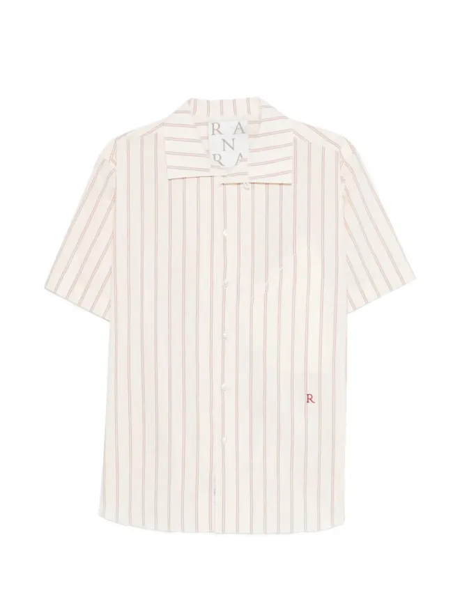 RANRA RANRA ストライプボタンシャツの商品画像
