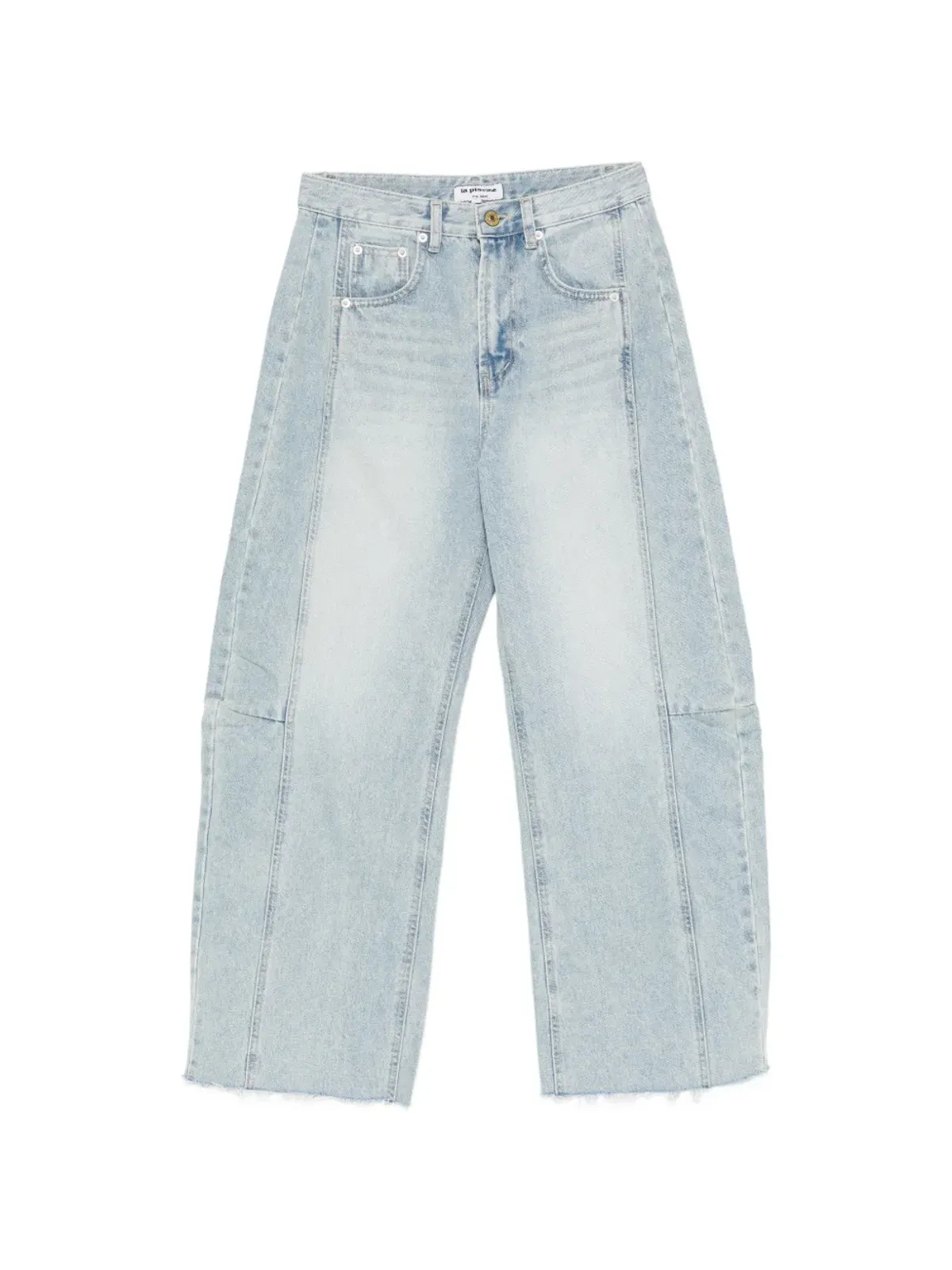 La Piscine banana frayed trousers - Blue - 画像1