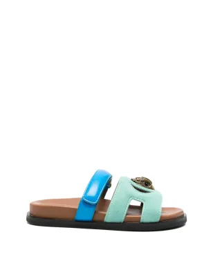 Kurt Geiger Eagle cut-out sandals - Green - サムネイル1