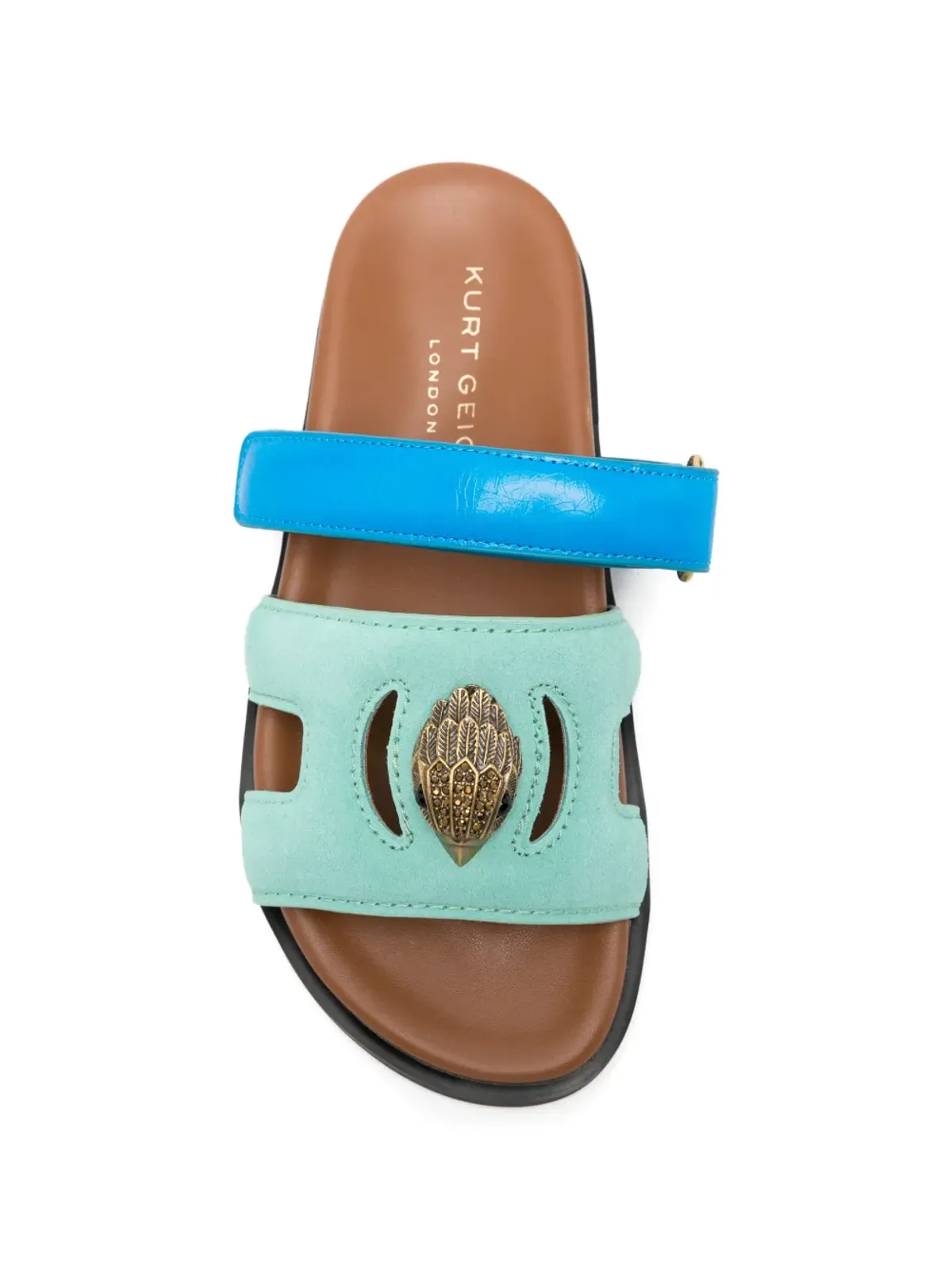 Kurt Geiger Eagle cut-out sandals - Green - 画像4