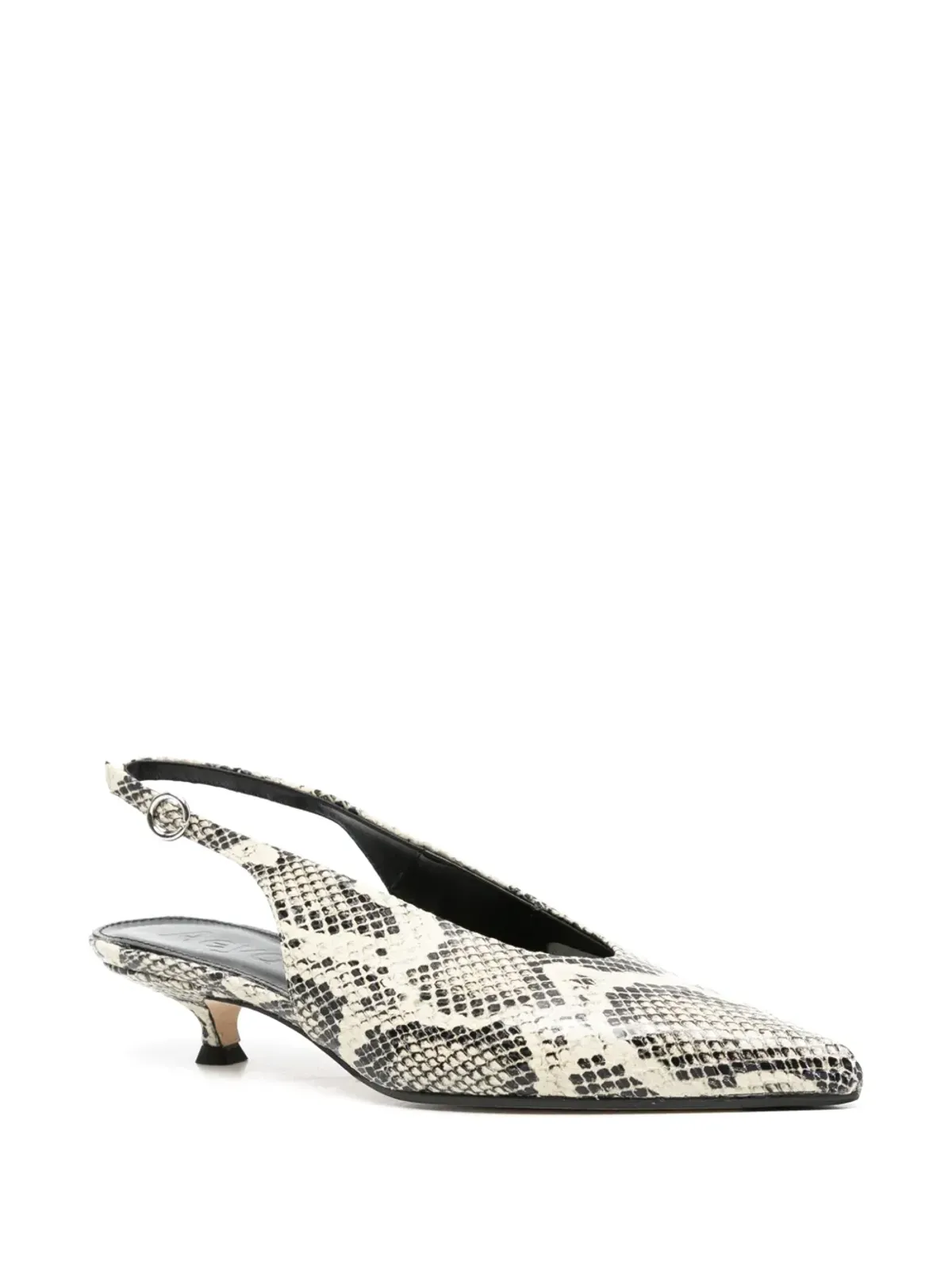 Aeyde Camila snake-print pumps - Neutrals - 画像2