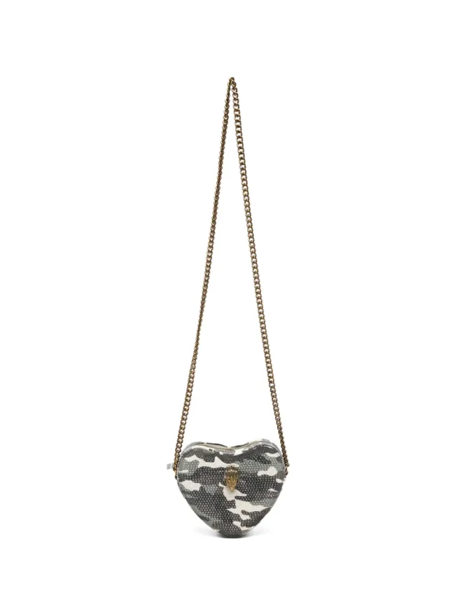 Kurt Geiger Kurt Geiger Kensington Heart X クロスボディバッグ（グリーン）の商品画像