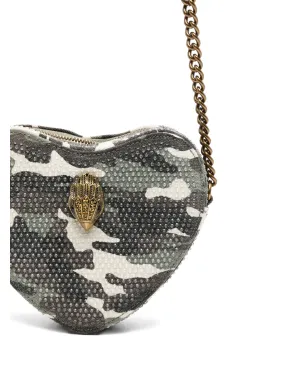 Kurt Geiger Kensington Heart X クロスボディバッグ（グリーン） - サムネイル3