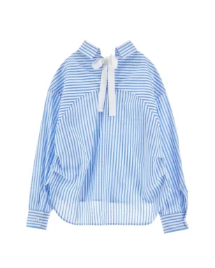 Ermanno Scervino Junior ストライプ花柄シャツ - サムネイル2