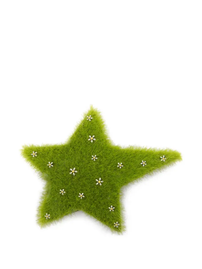 YVMIN YVMIN star-motif embellished hair clip - Greenの商品画像