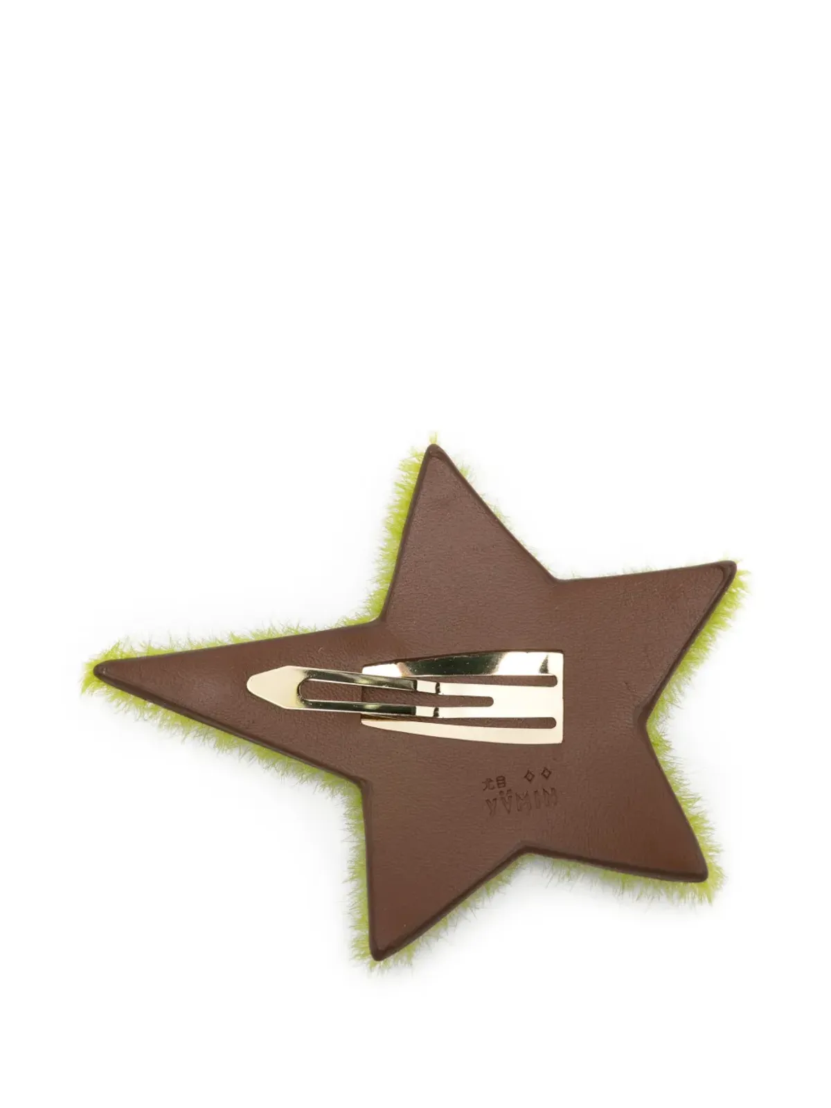 YVMIN star-motif embellished hair clip - Green - 画像2
