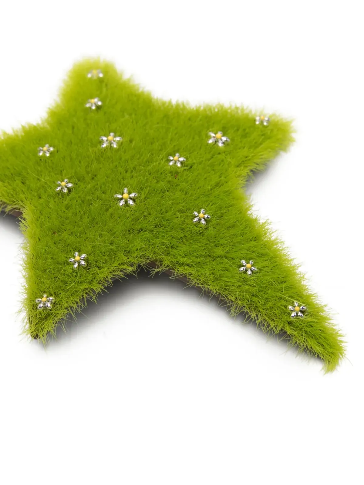 YVMIN star-motif embellished hair clip - Green - 画像3
