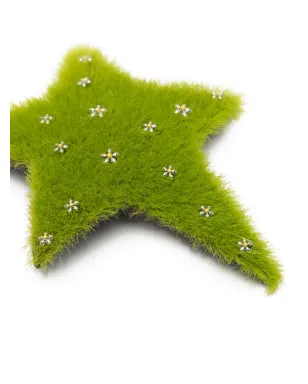 YVMIN star-motif embellished hair clip - Green - サムネイル3