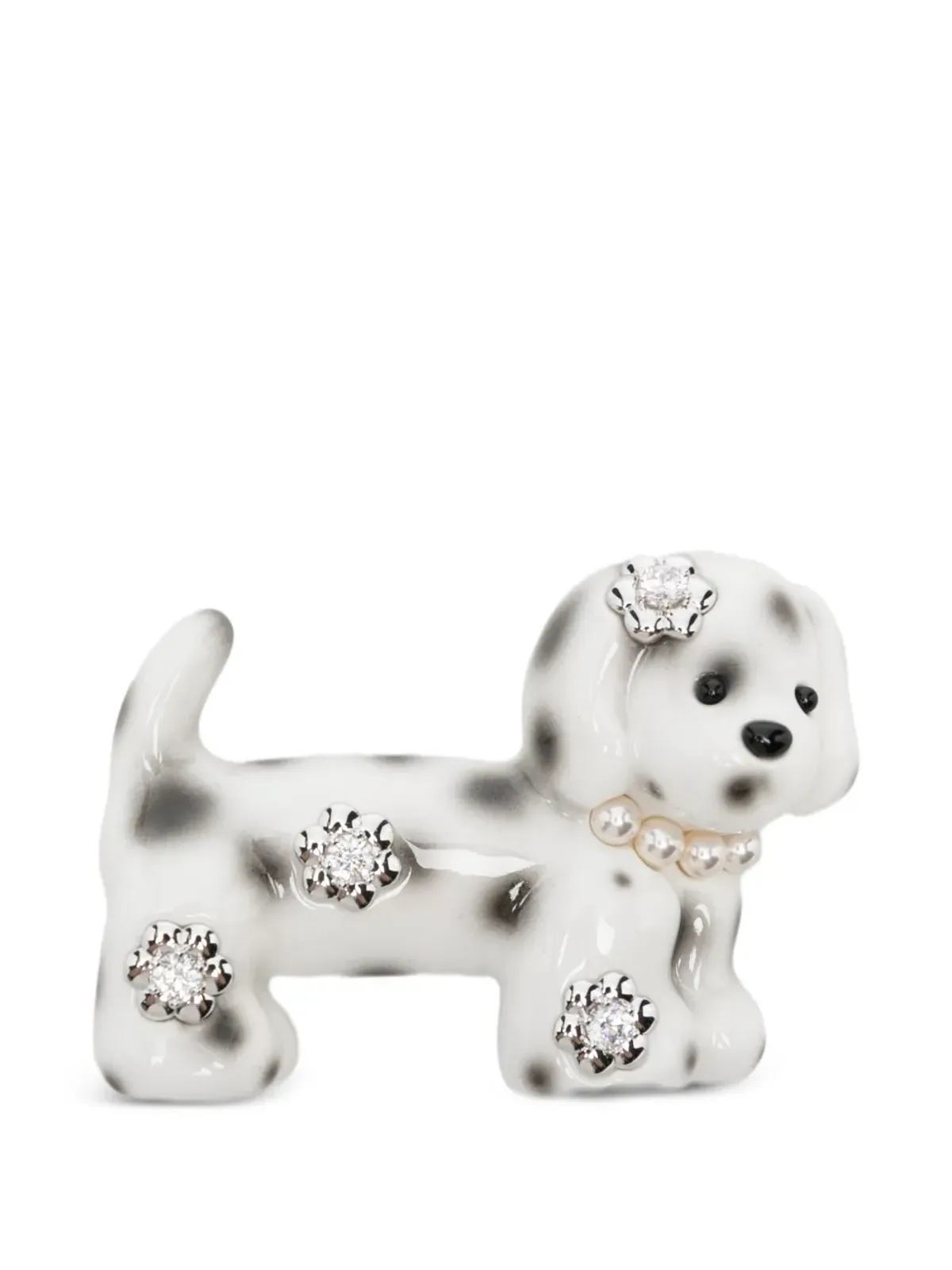 YVMIN 犬モチーフ パール ヘアクリップ - 画像1