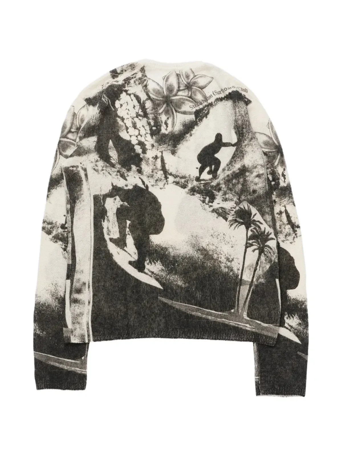 Stockholm Surfboard Club コラージュプリント トミーセーター - 画像2