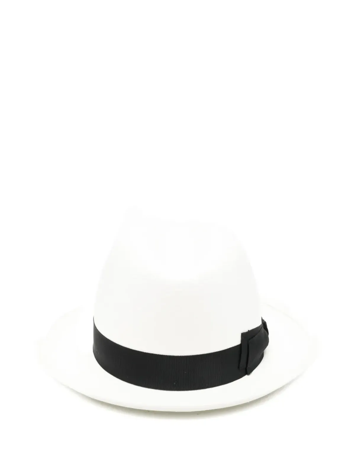 Borsalino モニカ リボン付き麦わら帽子 - 画像2