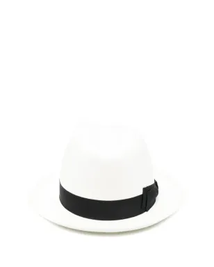 Borsalino モニカ リボン付き麦わら帽子 - サムネイル2