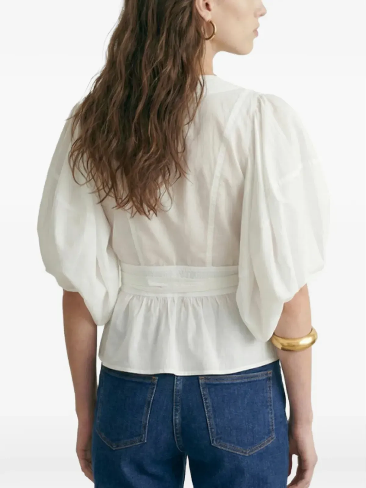 Vanessa Bruno Gunner wrap blouse - 画像3