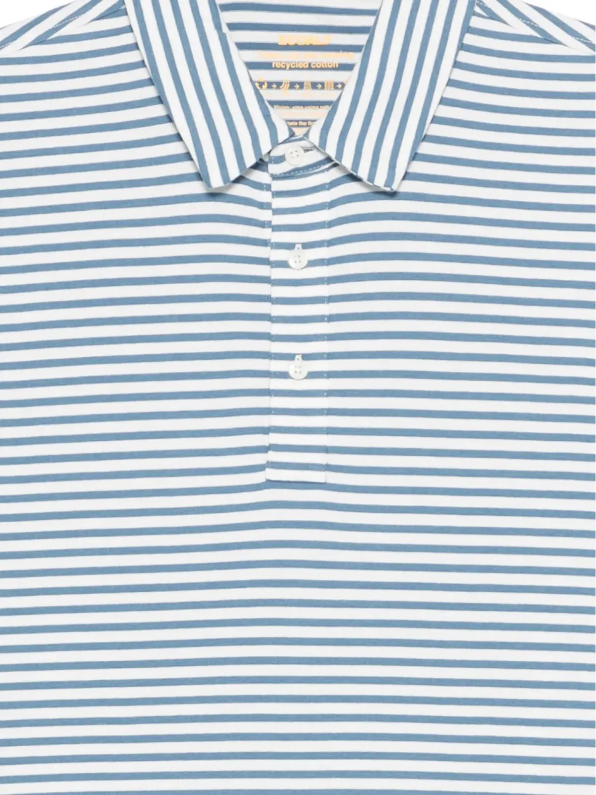 Ecoalf ストライプポロシャツ - 画像3