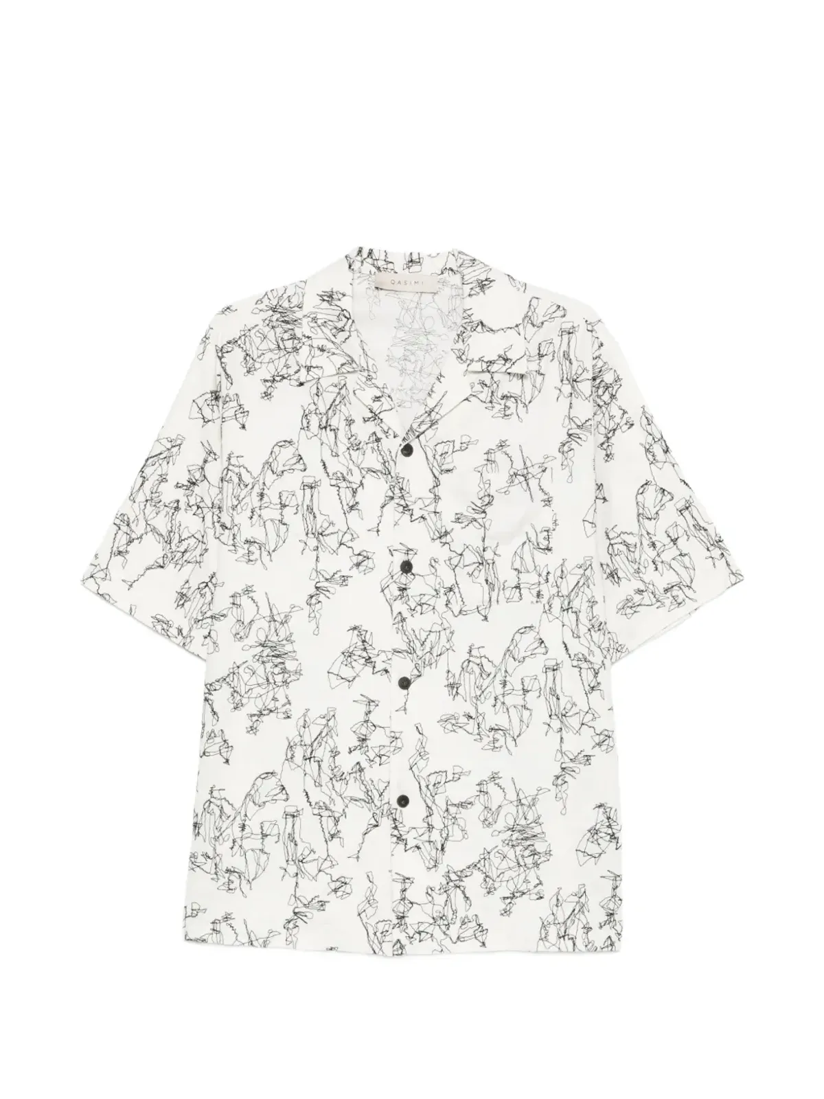 Qasimi ボタン柄シャツ - 画像1