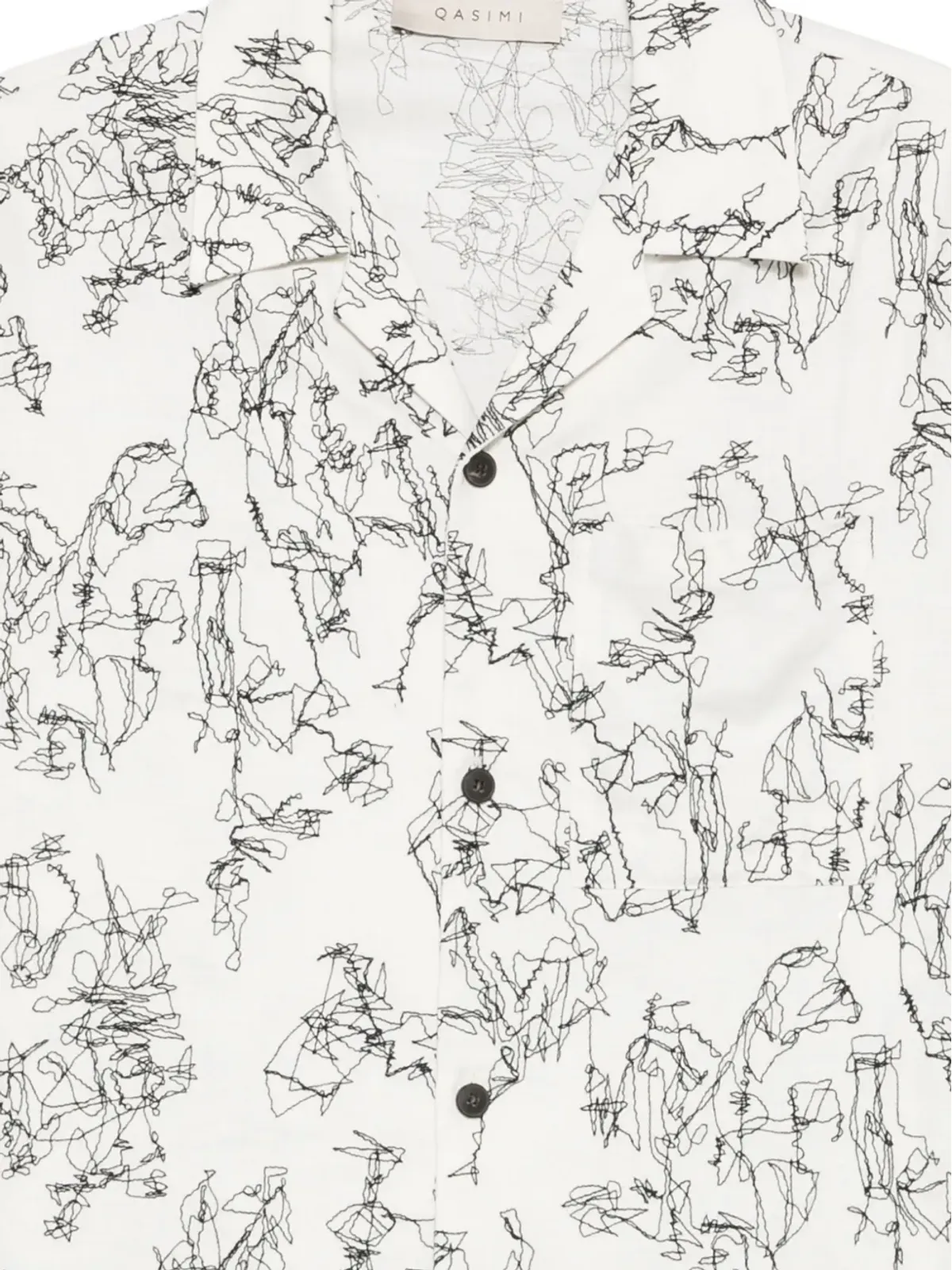 Qasimi ボタン柄シャツ - 画像3