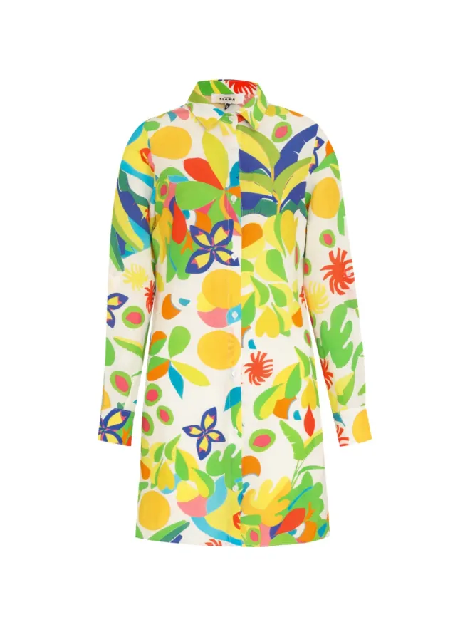 Amir Slama Amir Slama 花柄プリントのシャツドレスの商品画像