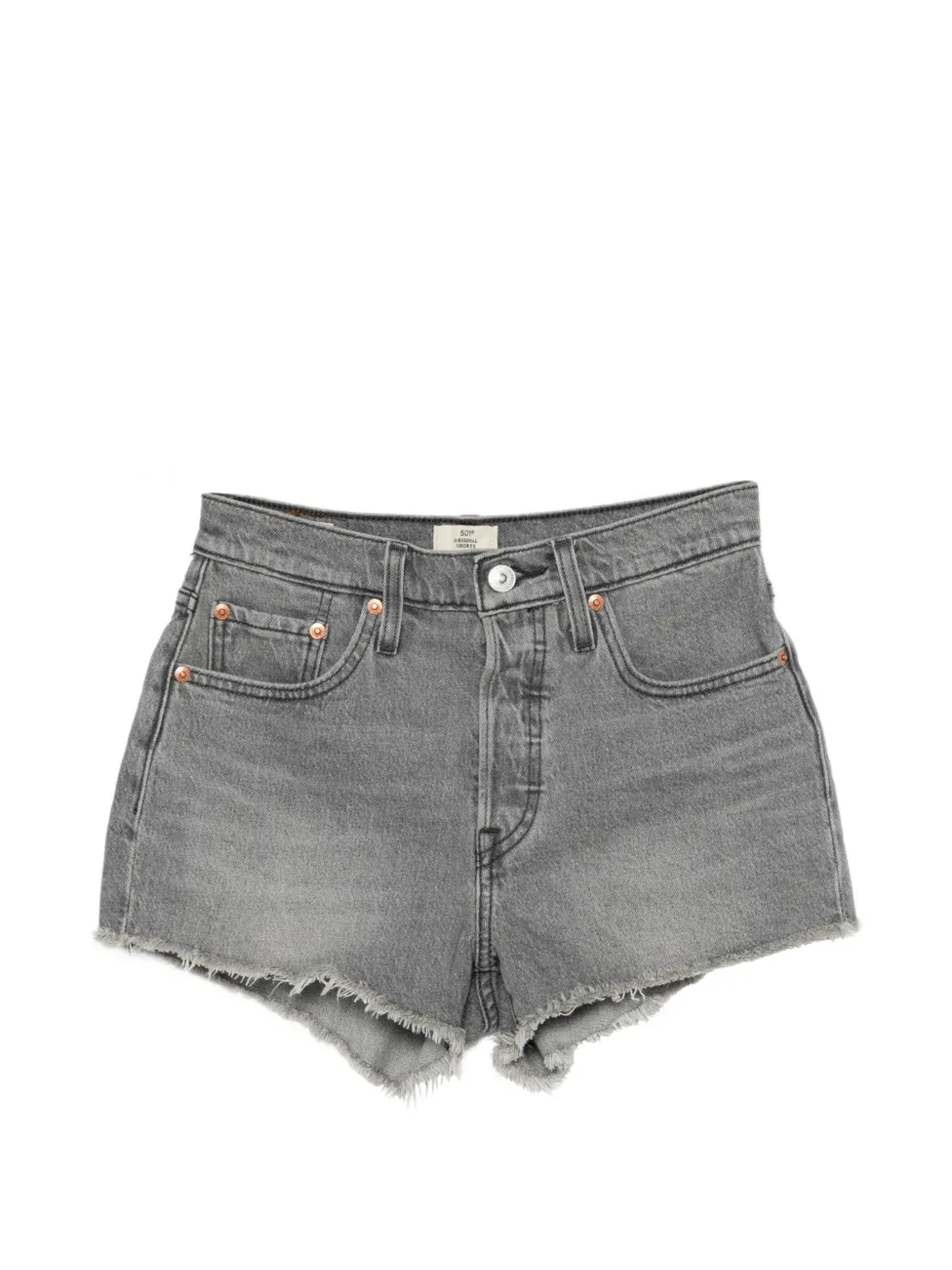 Levi's フレイドショーツ - グレー - 画像1