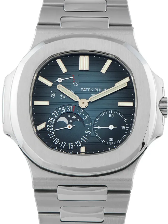 Patek Philippe Pre-Owned Patek Philippe Pre-Owned ノーチラス ムーンフェイズ ウォッチの商品画像
