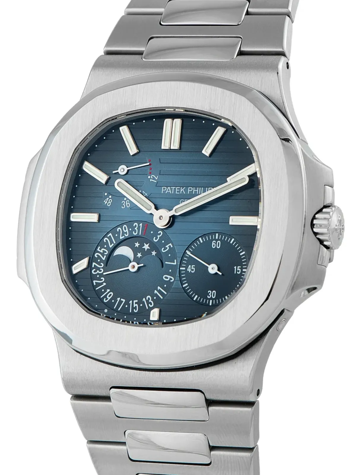 Patek Philippe Pre-Owned ノーチラス ムーンフェイズ ウォッチ - 画像2