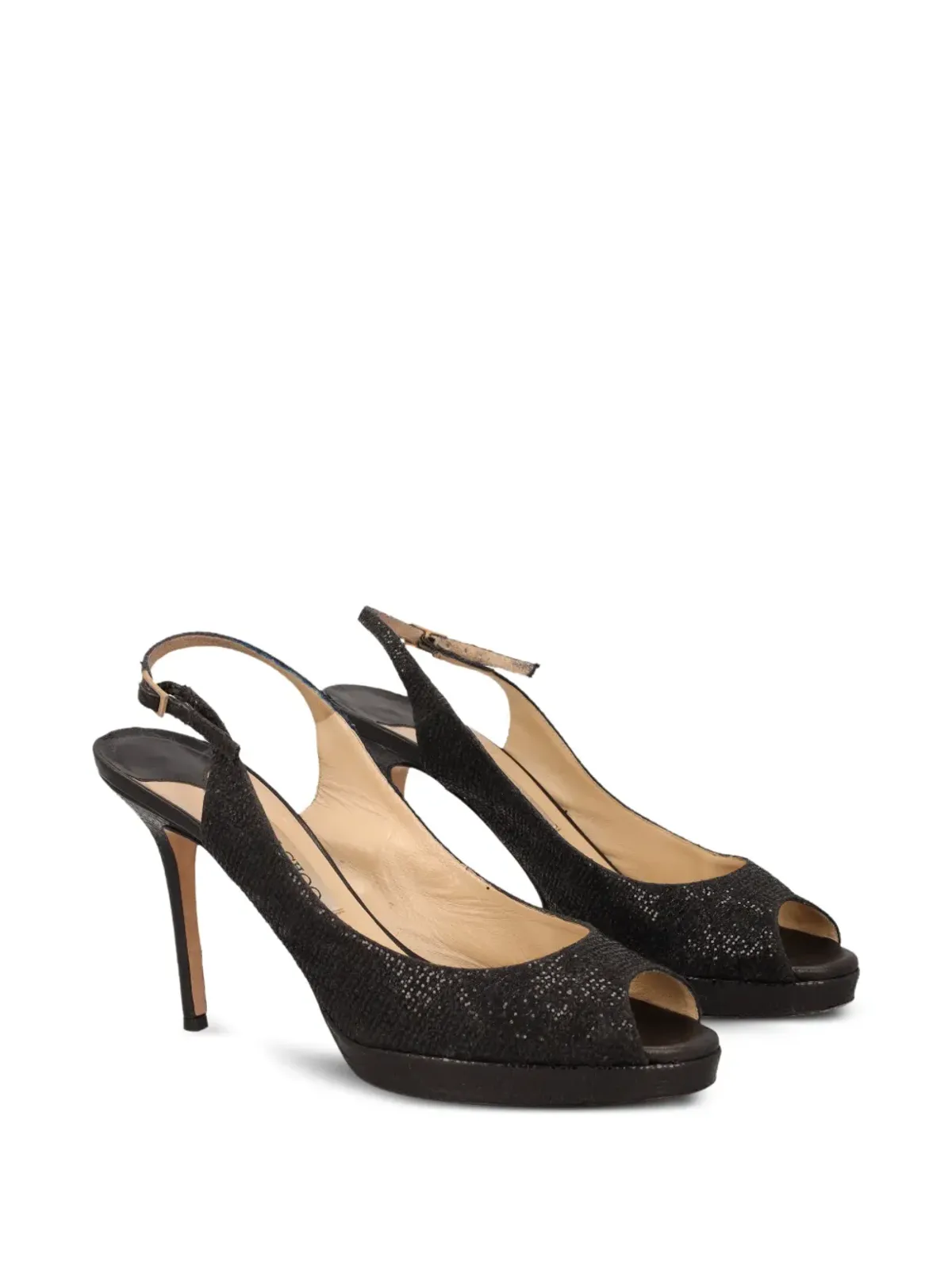 Jimmy Choo ビンテージ ピープトゥーサンダル - 画像2