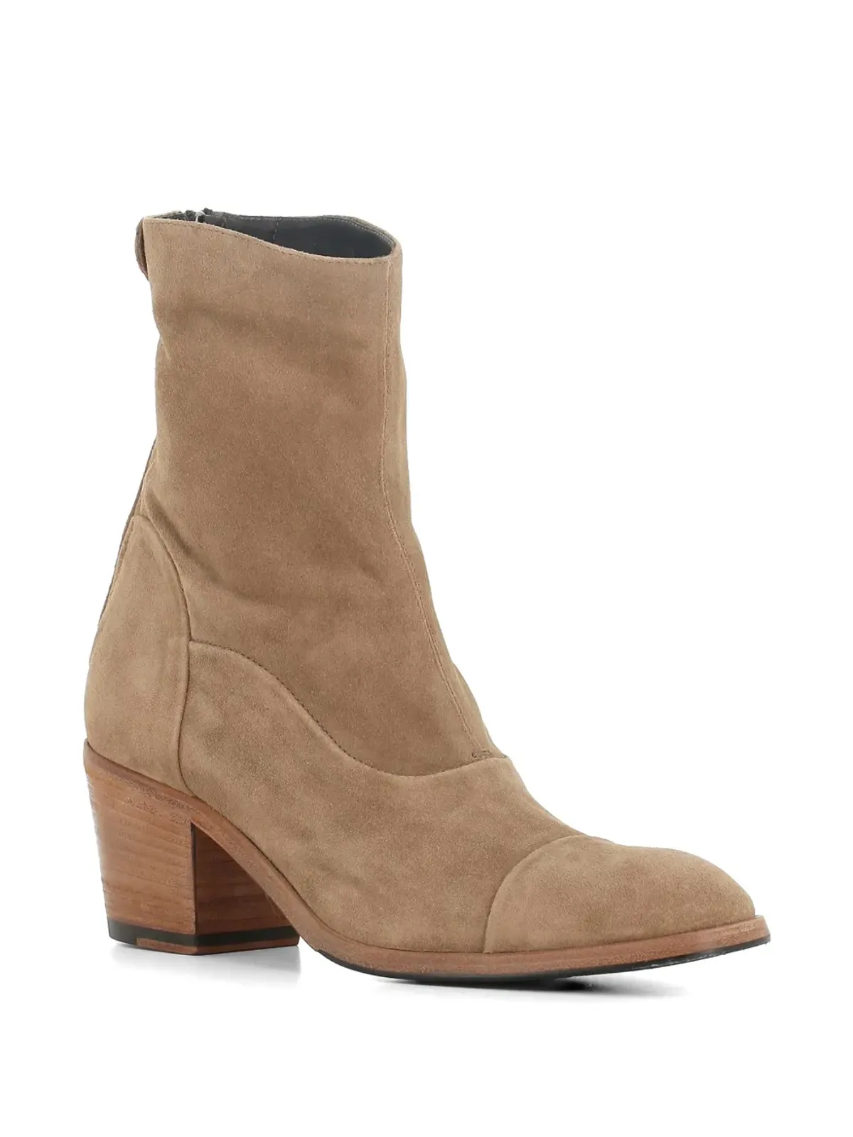 Alberto Fasciani Oxana zip detail boots - Neutrals - 画像2