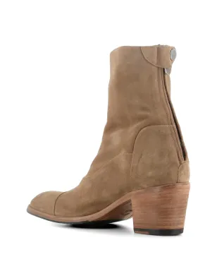 Alberto Fasciani Oxana zip detail boots - Neutrals - サムネイル4